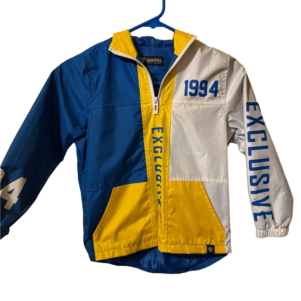 Kids light weight windbreaker jackets.